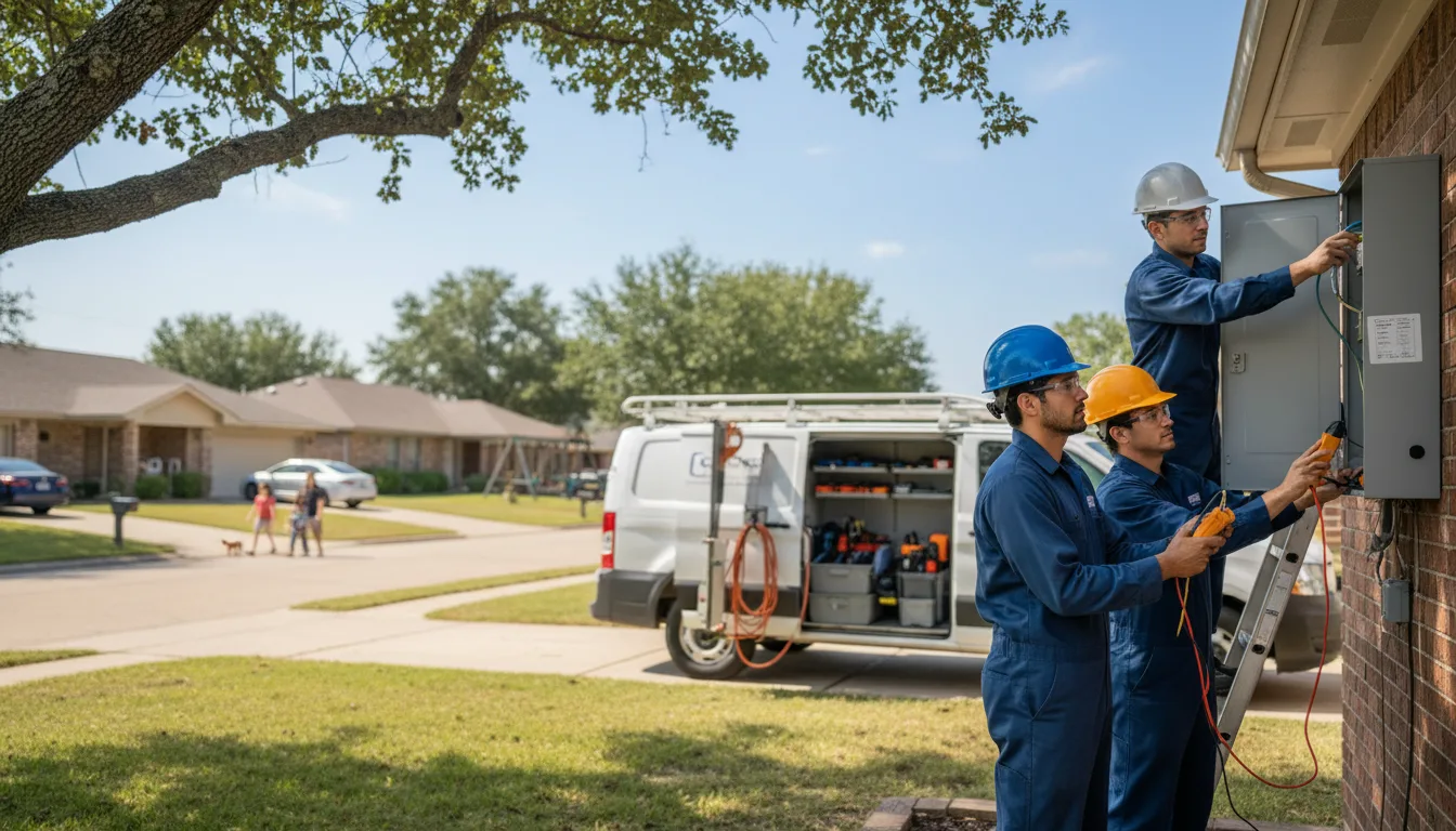Certified electrician providing emergency electrical services in Kaw City, OK